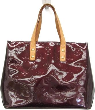 Louis Vuitton Pre-owned Tote Bags, female, Red, Size: ONE SIZE Pre-owned Vernis Pochette Monogram Tote