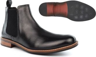 Generic Mens Leather Boots Mens Pull On Boots Size 6 Boys Boot Size 7 Chelsea Boot Real Leather Upper Pull On Sizes 6-12 Black 10 UK