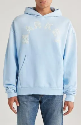 Market Starry Arc Logo Cotton Graphic Hoodie in Ice Blue at Nordstrom Rack, Size Large