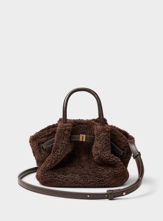 JW PEI Womens Hana faux-fur mini tote bag