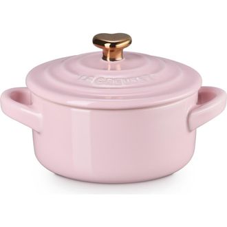 LE CREUSET Mini Round Stoneware Baking Dish in Chiffon Pink at Nordstrom, Size 8 Oz