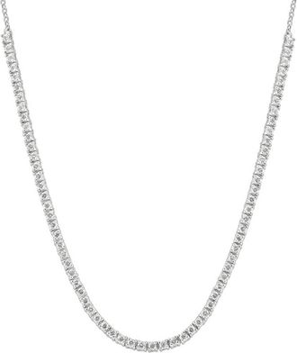 Pompeii3 1Ct T. W. Diamond Tennis Necklace 14k White Gold 16