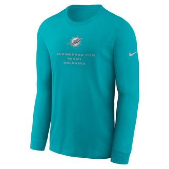 Nike Miami Dolphins Team Issue Nike Mens Dri-FIT NFL Long-Sleeve T-Shirt in Green | 02EW3GT9P-ZSZ