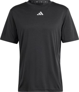 adidas HIIT Workout 3-Stripes Tee Asia Sizing Black IL7128