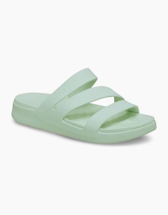 Crocs Womens Crocs Getaway Strappy EVA Womens Mint Tint Sandals - Green - Size: UK 8 / eu 41/42 / us w10