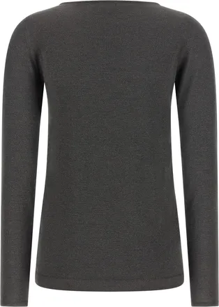 Brunello Cucinelli Womens Gray Cashmere Cardigan Clothing