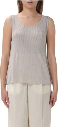 A.P.C. Top Calista - Dames - Tops zonder mouwen - Grijs - S - Tops