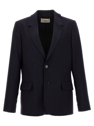 Ami Single-breasted Wool Blazer