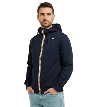 K-Way Blue Zip-Up Hoodie