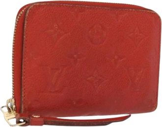 Louis Vuitton Pre-owned Wallets, female, Red, Size: ONE SIZE Pre-owned Leather Wallet