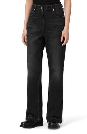 AllSaints Fable Bootcut Jeans in Washed Black at Nordstrom, Size 27
