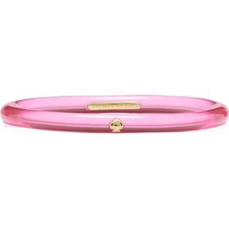 Kate Spade New York glow up thin bangle bracelet in Pink. at Nordstrom