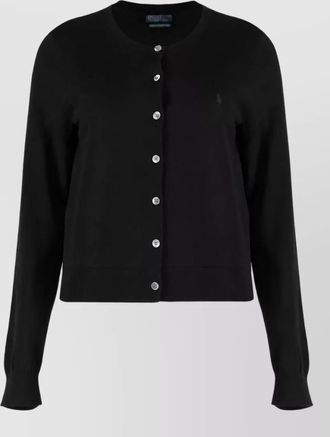 Polo Ralph Lauren wool long-sleeve round-neck cardigan