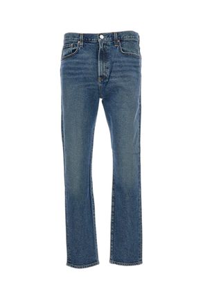 A Gold E Classic Slim-Fit Five-Pocket Jeans With Straight Leg Cut