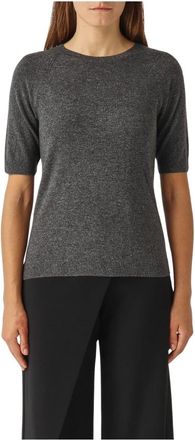 Maison Margiela Truien & Vesten, Dames, Grijs, L, Knit Donna MM