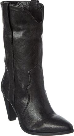 Free People Feather Heel Leather & Suede Boot