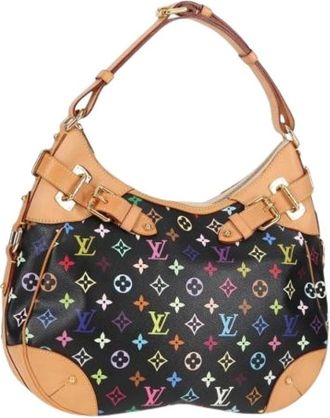 Louis Vuitton Pre-owned Vintage Monogram Multicolor Shoulder Bag - Dames - Vintage Schoudertas - Veelkleurig - ONE Size - Leer - Vintage