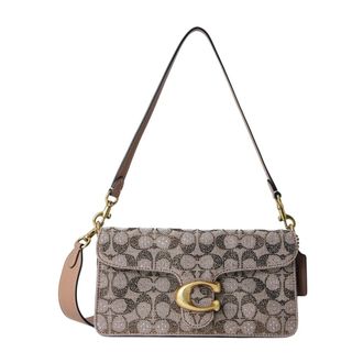 Coach Tassen, Dames, Beige, ONE Size, Leer, Tabby Shoulder Bag 26