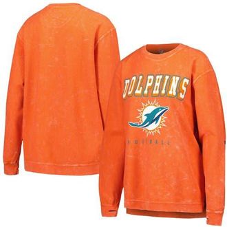G-III 4Her by Carl Banks Womens G-III 4Her by Carl Banks Orange Miami Dolphins Comfy Cord Pullover Sweatshirt at Nordstrom, Size Xx-Large