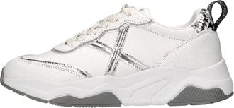 Munich Schoenen, Dames, Wit, 38 EU, Leer, Wave Sneakers