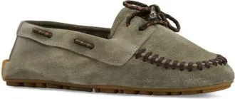 Aquatalia Qually Weatherproof Loafer in Sage Suede at Nordstrom, Size 10.5