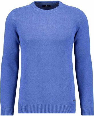 Ragman Rundhalspullover RAGMAN, Herren, Gr. 54, saphir, 746, 100% Baumwolle, Rundhals, Pullover Rundhalspullover