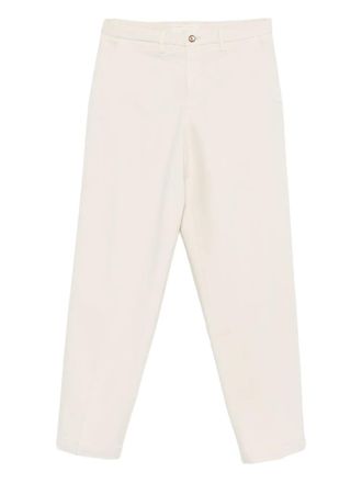 BRIGLIA 1949 tapered trousers - women - Elastane/Modal/Cotton - 40 - Neutrals