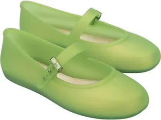 Melissa Soft Ballerina Flat in Green/green at Nordstrom, Size 5