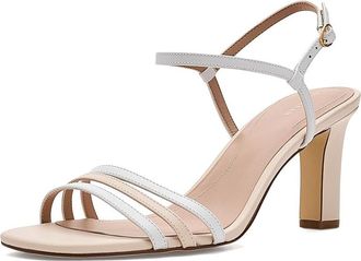 Cole Haan Michelina Strappy Womens Sandals White/Sand Dollar Leather : 10.5 B - Medium