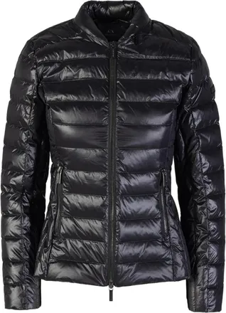 A|X Armani Exchange Jassen, Dames, Zwart, XL, Opvouwbaar Gekwalificeerd Donsjack