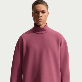 Nike Mens 24.7 ImpossiblySoft Dri-FIT Turtleneck in Red | IF2119-658
