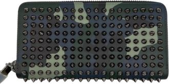 Christian Louboutin Camouflage Leather Long Wallet (Bi-Fold) (Pre-Owned)