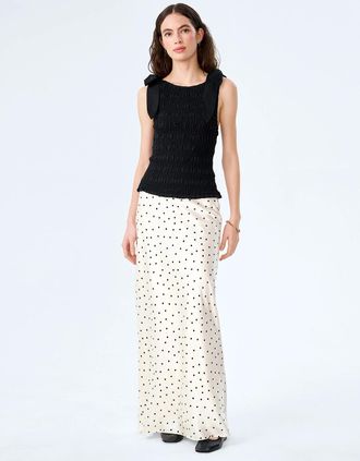 Omnes Womens Mathilde Top in Black - Size: 18