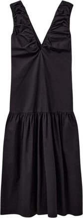 The Garment Elegante Cyprus Jurk - Dames - Maxi kleedjes - Zwart - XS - Katoen - Kleedjes