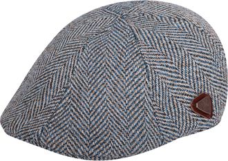 Generic Wool 6-Panel Duckbill Cap Mens Tweed Flat Cap, Newsboy Cap, Adjustable Fashion Newsboy Beret Hat, Driving Cabbie Flat Hat, Cambridge Hunting Hats for 