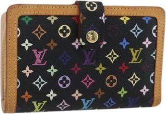 Louis Vuitton Pre-owned Monogram Multicolor Bifold Wallet - Dames - Vintage Accessoires - Veelkleurig - ONE Size - Leer - Vintage