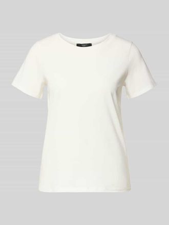 Max Mara Regular Fit T-Shirt aus Baumwoll-Mix Modell MULTIF in Weiss, Gr&ouml;&szlig;e XXL