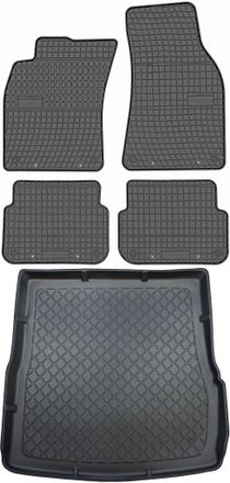 OEM Juego De Alfombrillas De Goma Para Coche Y Maletero Para Audi A6 C6 Kombi (2004-05.2006)