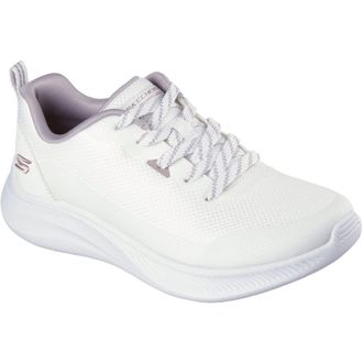 Skechers BOBS Moda Flex Textiel Dames Witte Sneakers