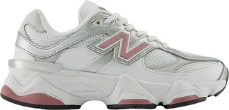 New Balance Womens 9060 White Rosewood Silver