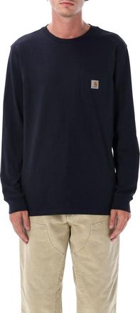 Carhartt Work in Progress Blue Logo T-Shirt