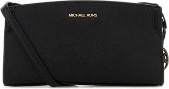 Michael Kors Becca Small Saffiano Leren Crossbodytas - Dames - Schoudertassen - Zwart - ONE Size - Leer - Tassen