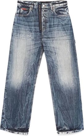 Martine Rose Casual Jean - Heren - Regular Fit Jeans - Blauw - L - Katoen - Jeans