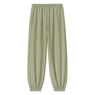 Frankie Shop Dames, Broeken, Groen, Maat: M Viscose