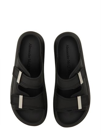 Alexander McQueen Oversized Hybrid Sandal - Black