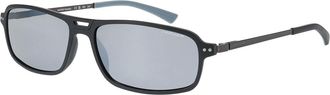Jaguar 37631 Polarized 6100 Mens Sunglasses Black Size 58