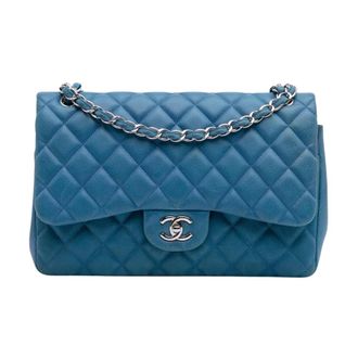 Chanel Pre-owned Borsa Elegante Trapuntata con Tracolla a Catena - - Pre-owned - Donna - Blu - ONE SIZE