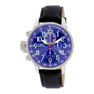Invicta Accessoires, Heren, Zwart, ONE Size, Aviator Chronograaf Horloge met Datum Indicator