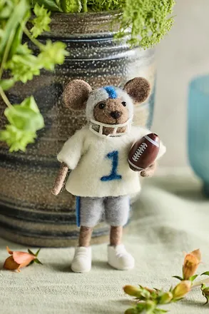 Terrain Football Mouse Felt Critter