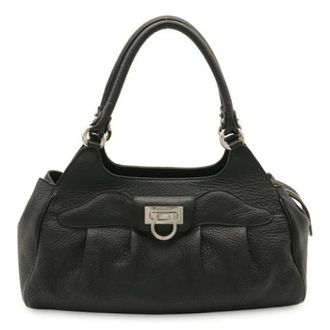 Ferragamo Pre-owned Handbag - Dames - Pre-owned - Zwart - Maat: ONE Size Leer